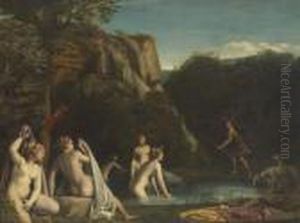 Diana And Actaeon by Annibale Carracci