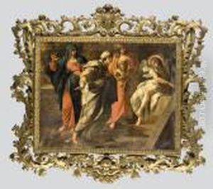 Harom Maria A Sirnal by Annibale Carracci