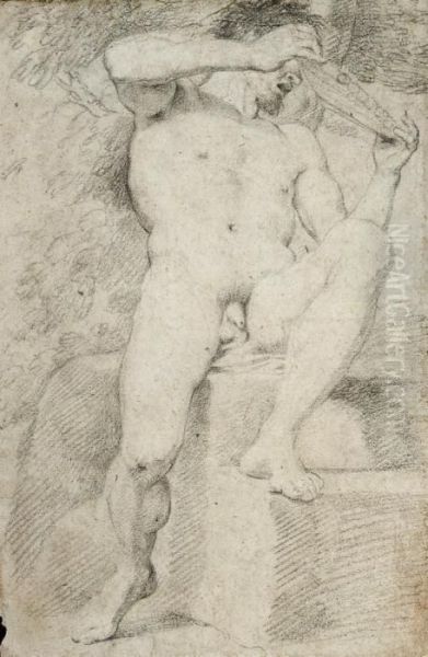 An Academic Nude As Polyphemus - view 1