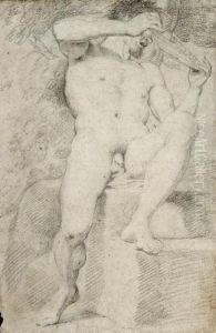 An Academic Nude As Polyphemus
