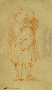 Study Of A Putto by Annibale Carracci