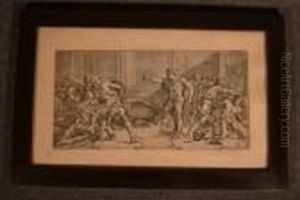 Scena Mitologica by Annibale Carracci