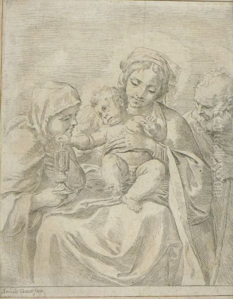 Heilige Familie Mit Der Hl. Clara
Von Assisi. - view 1