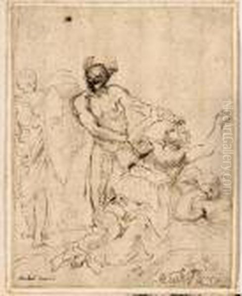 Perseus Cutting Off The Head Of Medusa - view 1