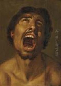 A Man Shouting by Annibale Carracci