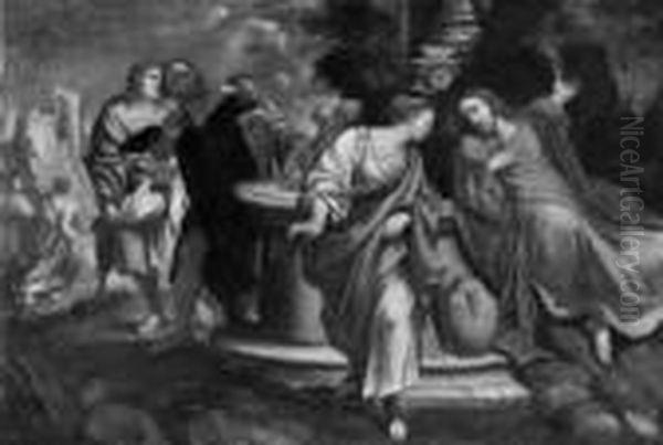 Christus Und Die Samariterin Am Brunnen. - view 1