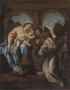 The Vision Of Saint Francis by Annibale Carracci