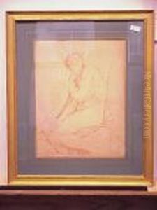 Male Nude Figure by Annibale Carracci