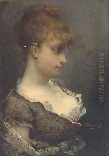 A young beauty in contemplation - view 1