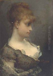 A young beauty in contemplation