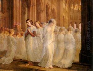 Le Poème de l'âme - Première communion (The Poem of the Soul - First Communion) by Anne-Francois-Louis Janmot