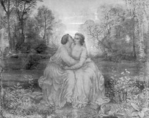 Le Poème de l'âme - Amour (The Poem of the Soul - Love) by Anne-Francois-Louis Janmot