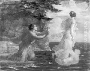 Le Poème de l'âme - Adieu (The Poem of the Soul - Goodbye) by Anne-Francois-Louis Janmot