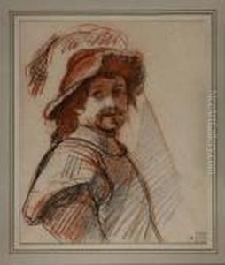 Portrait Of Michelangelo Buonarroti, After Jacopino Delconte by Albert-Ernest Carrier-Belleuse