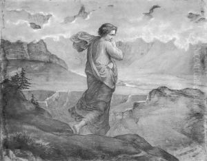 Le Poème de l'âme - Le Doute (The Poem of the Soul - Doubt) by Anne-Francois-Louis Janmot