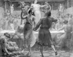 Le Poème de l'âme - L'Orgie (The Poem of the Soul - The Orgie) by Anne-Francois-Louis Janmot