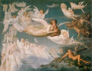 Le Poème de l'âme - Le Passage des âmes (The Poem of the Soul - Passage of the Souls) by Anne-Francois-Louis Janmot