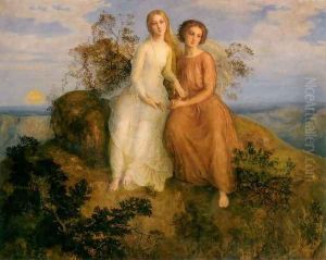 Le Poème de l'âme - Un Soir (The Poem of the Soul - One Evening) by Anne-Francois-Louis Janmot