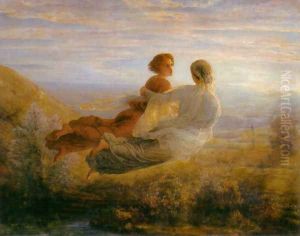 Le Poème de l'âme - Le Vol de l'âme (The Poem of the Soul - The Soul's Flight) by Anne-Francois-Louis Janmot
