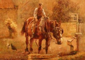 The Drinking Trough by Frederick William Jackson