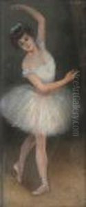 A Ballerina En Pointe by Pierre Carrier-Belleuse