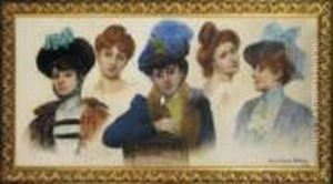 Study Of Elegant Ladies Study Of Elegant Ladies