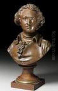 Burnished Bronze Bust Of A Young Noble Man
