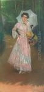 < Portrait De Mme Camille Blanc >.