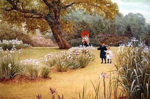 In the Garden by Frederick William Jackson