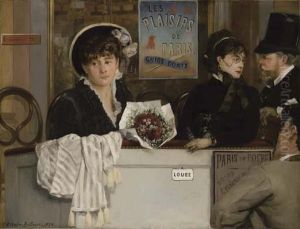 Les Plaisirs De Paris by Pierre Carrier-Belleuse