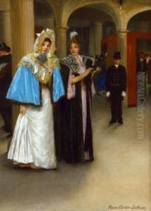 La Sortie De La Comedie Francaise.