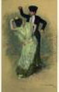 Couple De Danseurs De Flamenco by Pierre Carrier-Belleuse
