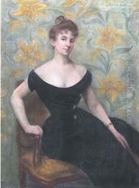 1906. "portrait D'une Elegante Au Diademe, 1899" - view 1