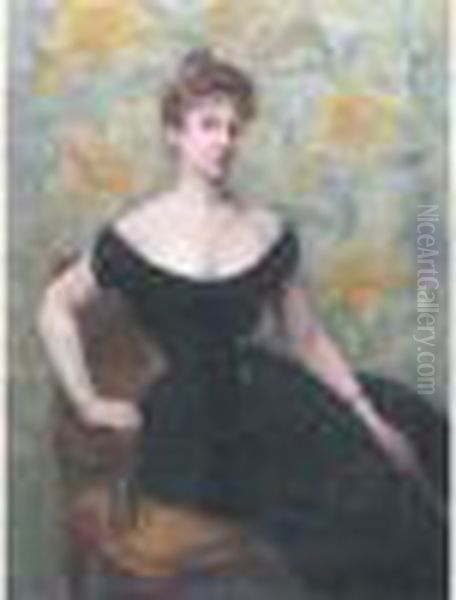 "portrait D'une Elegante Au Diademe, 1899". - view 1