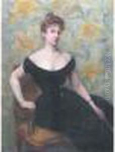 "portrait D'une Elegante Au Diademe, 1899". by Pierre Carrier-Belleuse