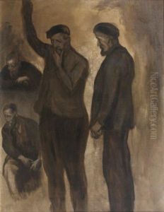 Etude D'hommes Pour Le Theatre Populaire by Eugene Carriere