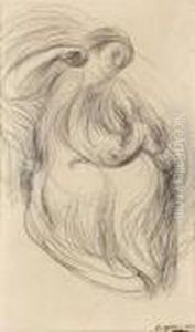 Jeune Femme by Eugene Carriere