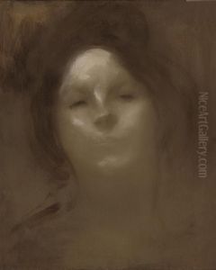 Portrait Of A Young Lady by Eugene Carriere