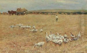 The Rival Flocks by Frederick William Jackson