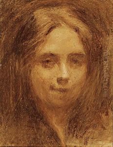 Portrait Of A Woman by Eugene Carriere