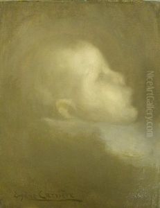 Portrait D'enfant by Eugene Carriere