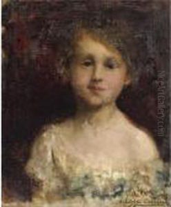 Portrait Of A Boy, Presumably Renee Carriere by Eugene Carriere
