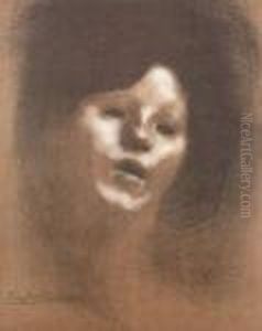 "portrait De Marguerite Carriere." . by Eugene Carriere