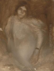 The Lady In White by Eugene Carriere