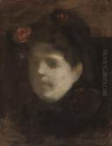 Femme A La Fleur Rouge - view 1
