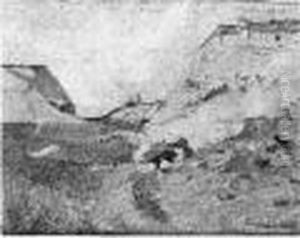 Paysage Aux Rochers by Eugene Carriere