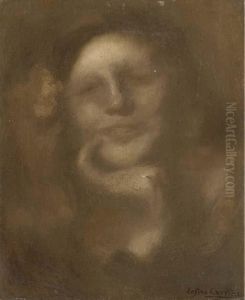 Lucie Carriere, Daughter Of The Artist by Eugene Carriere