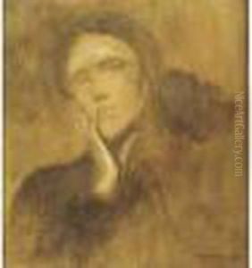 Portrait De Madame Eugene Carriere by Eugene Carriere
