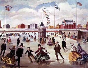 An American Ice Rink by Charles Jones