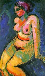 Seated Female Nude by Alexei Jawlensky